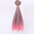 15*100 Cm Tress For Dolls Accessories BJD Obll Doll Hair For Girls DIY Toys Straight Hair High-Temperature Wigs For Dolls Band preview-6