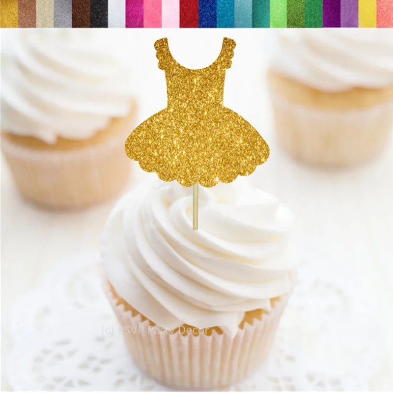 Little Fairy Happy Birthday Cake Toppers Gold Acrylic Angel Castle Elf Cake  Topper For Birthday Party Cake Decorations Supplie