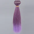 15*100 Cm Tress For Dolls Accessories BJD Obll Doll Hair For Girls DIY Toys Straight Hair High-Temperature Wigs For Dolls Band preview-4