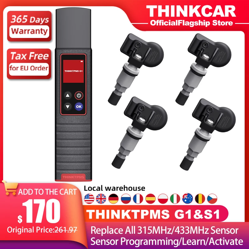 Thinkcar Thinktpms S Tpms Pre Programmed Sensor