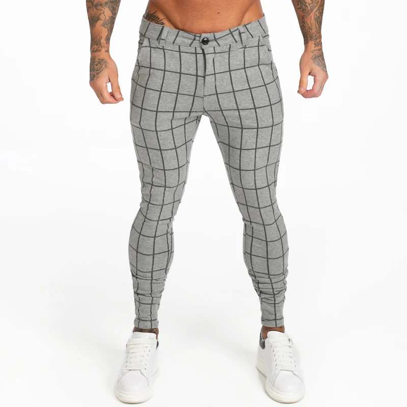 skinny fit grey chinos