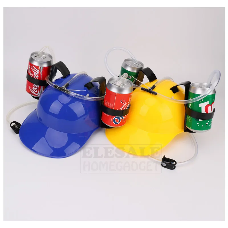 Drinking Hat Helmet Beer Can Adult Party Game Games Soft Drink Guzzler