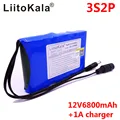 LiitoKala Portable Super 18650 Rechargeable Lithium Ion battery pack capacity DC 12 V 6800 Mah CCTV Cam Monitor 12.6V 1A Charger preview-3