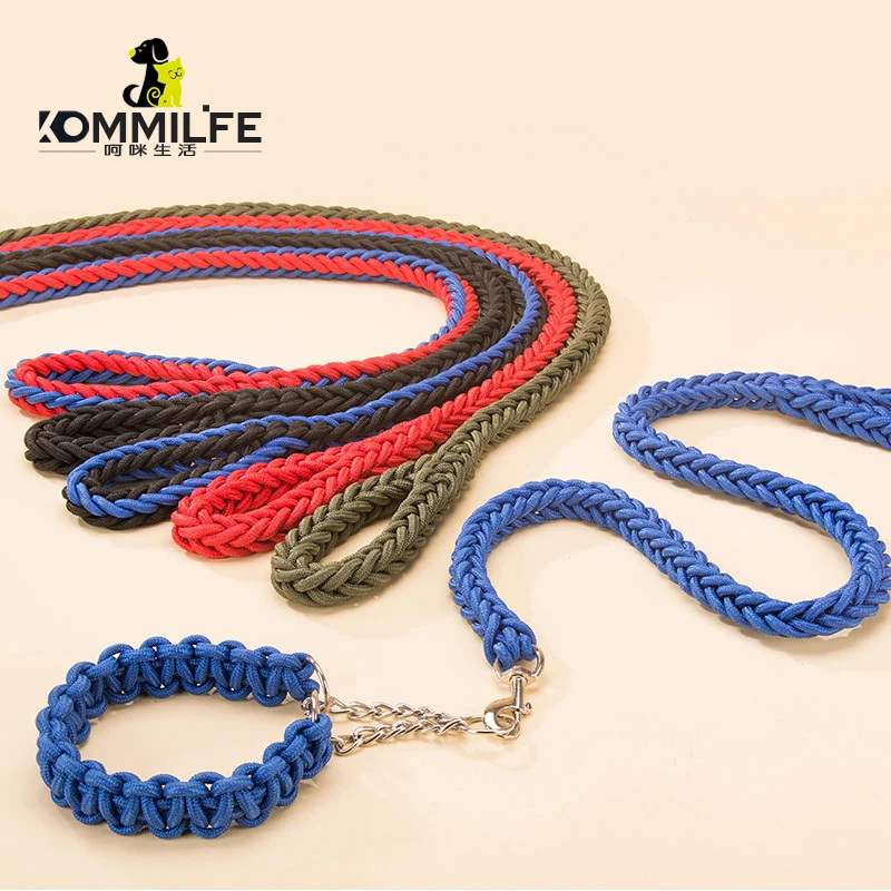 woven rope dog leads