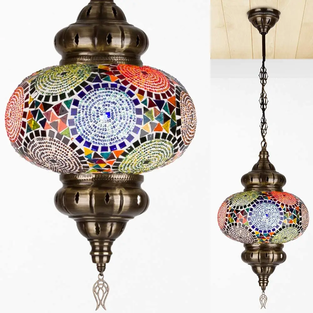 mosaic pendant light