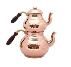 turkish copper tea pot